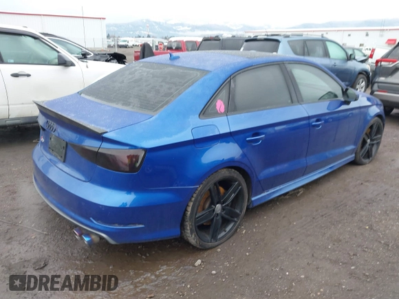 2016 Audi S3 Premium Plus with VIN WAUB1GFF2G1024912, listed as a IAAI auction lot 41287728 with 82,918 mi miles. Bid and sale history available at carsss.com. Image 4.