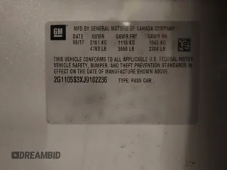 2018 Chevrolet Impala LT with VIN 2G1105S3XJ9102236, listed as a IAAI auction lot 41433120 with 113,476 mi miles and . Bid and sale history available at DreamBid. Image 9.