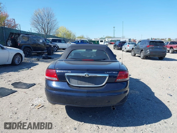 2002 Chrysler Sebring Limited with VIN 1C3EL65R12N187184, listed as a IAAI auction lot 42053411 with 70,289 mi miles and . Bid and sale history available at DreamBid. Image 17.