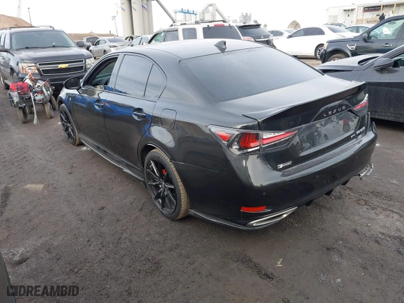 2018 Lexus GS with VIN JTHCZ1BL9JA007541, listed as a IAAI auction lot 41483940 with 58,180 mi miles. Bid and sale history available at carsss.com. Image 3.