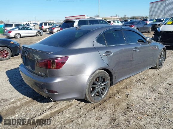 2012 Lexus IS 250 with VIN JTHBF5C28C5182098, listed as a IAAI auction lot 41344801 with 178,233 mi miles and . Bid and sale history available at DreamBid. Image 4.
