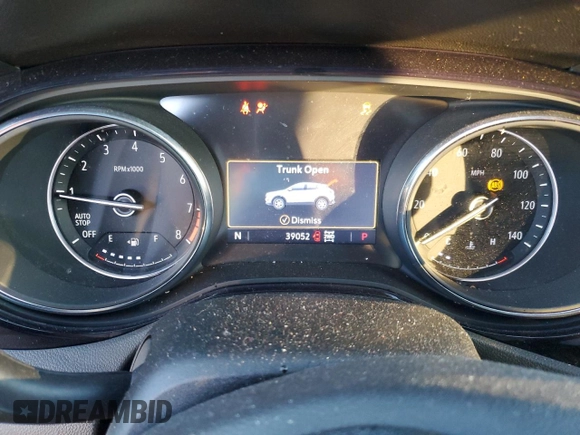 2020 Buick Encore GX Preferred with VIN KL4MMCSL8LB127936, listed as a Copart auction lot 87770005 with 39,052 mi miles and Salvage title. Bid and sale history available at DreamBid. Image 9.
