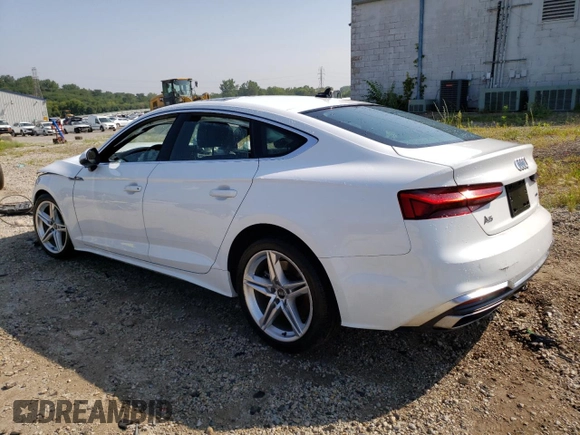 2021 Audi A5 Sportback S line Premium with VIN WAUDACF52MA044727, listed as a Copart auction lot 65407573 with 0 mi miles. Bid and sale history available at carsss.com. Image 2.