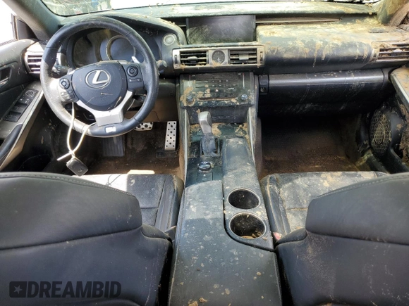 2014 Lexus IS 250 with VIN JTHBF1D20E5036840, listed as a Copart auction lot 53467885 with Not Provided miles and Salvage Title. Bid and sale history available at DreamBid. Image 8.