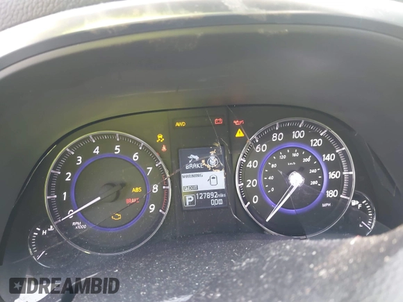 2015 Infiniti QX70 with VIN JN8CS1MW4FM481257, listed as a IAAI auction lot 41390187 with 127,892 mi miles and . Bid and sale history available at DreamBid. Image 7.