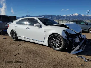 2013 Lexus LS 460 z VIN JTHCL5EFXD5017295, wystawiony jako Copart lot #88172535 z przebiegiem 118 639 mil mil oraz Szkoda całkowita • Salvage title. Historia ofert i sprzedaży dostępna na DreamBid. Obrazek 4.
