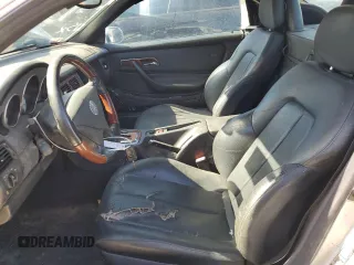 2001 Mercedes-Benz SLK-Class with VIN WDBKK65F61F209470, listed as a Copart auction lot 54976364 with 156,005 mi miles and Salvage Title. Bid and sale history available at carsss.com. Image 7.