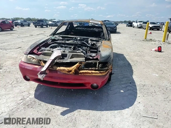 1997 Ford Mustang Cobra with VIN 1FALP47V8VF187337, listed as a Copart auction lot 46804405 with 0 mi miles and Non Repairable. Bid and sale history available at carsss.com. Image 11.