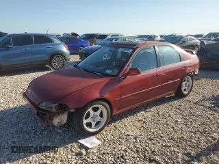 1992 Honda Civic z VIN JHMEH9691NS000740, wystawiony jako Copart lot #55699695 z przebiegiem 146 418 mil mil oraz Tytuł czysty. Historia ofert i sprzedaży dostępna na DreamBid. Obrazek 1.