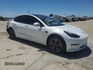 2023 Tesla Model 3 z VIN 5YJ3E1EA7PF549633, wystawiony jako Copart lot #57131325 z przebiegiem 78 113 mil mil oraz Szkoda całkowita • Salvage title. Historia ofert i sprzedaży dostępna na DreamBid. Obrazek 4.