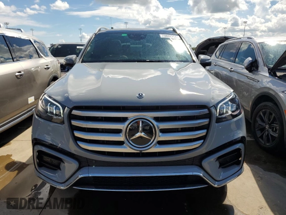 2024 Mercedes-Benz GLS 450 with VIN 4JGFF5KE0RB055351, listed as a Copart auction lot 73888254 with 11,957 mi miles and Non Repairable. Bid and sale history available at DreamBid. Image 5.
