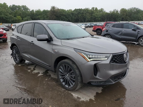 2022 Acura RDX PMC Edition with VIN 5J8TC2H87NL007237, listed as a Copart auction lot 66334554 with 33,773 mi miles and Salvage Title. Bid and sale history available at carsss.com. Image 4.