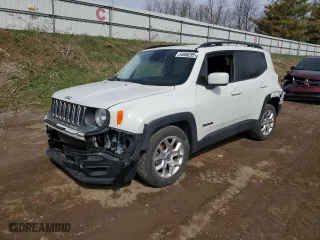 2017 Jeep Renegade Latitude with VIN ZACCJABB3HPE48852, listed as a Copart auction lot 54008295 with 102,088 mi miles and Clean Title. Bid and sale history available at carsss.com. Image 1.