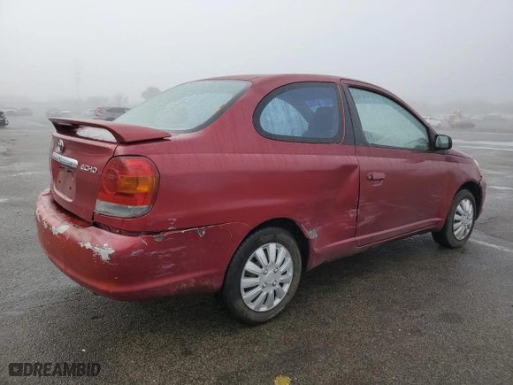 2003 Toyota ECHO with VIN JTDAT123530270726, listed as a Copart auction lot 44772075 with 100,697 mi miles and Salvage Title. Bid and sale history available at carsss.com. Image 3.