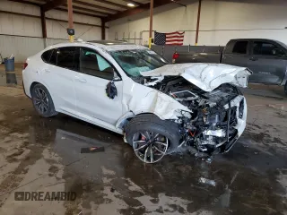 2023 BMW X4 M40i with VIN 5UX43DT08P9S08322, listed as a Copart auction lot 74037174 with 0 mi miles and Salvage Title. Bid and sale history available at carsss.com. Image 4.