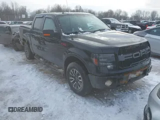 2010 Ford F-150 XL with VIN 1FTFW1EV9AFB66096, listed as a IAAI auction lot 41520470 with 155,513 mi miles. Bid and sale history available at carsss.com. Image 1.