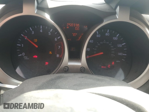 2011 Nissan Juke SV with VIN JN8AF5MR8BT003405, listed as a Copart auction lot 49272865 with 250,336 mi miles and Salvage Title. Bid and sale history available at carsss.com. Image 9.