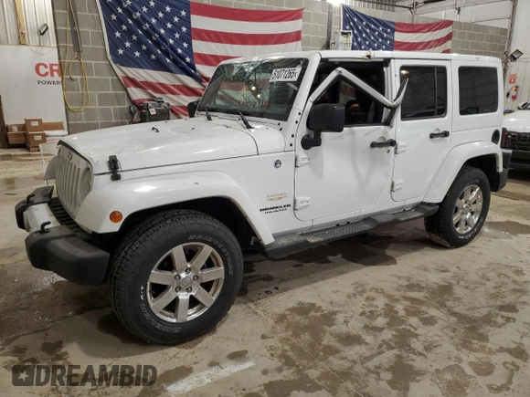 2015 Jeep Wrangler Unlimited Sahara with VIN 1C4HJWEG2FL531345, listed as a Copart auction lot 51071265 with 132,781 mi miles and Clean title. Bid and sale history available at DreamBid. Image 1.