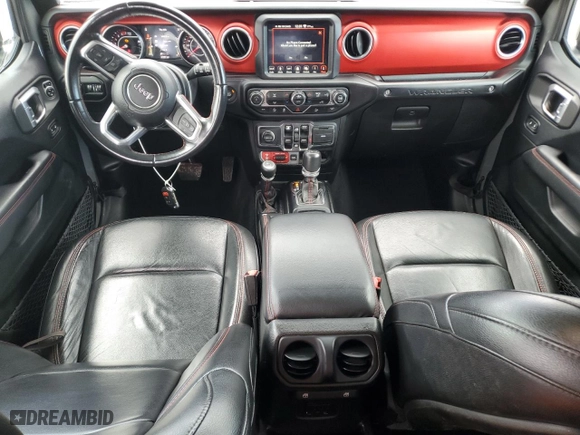 2019 Jeep Wrangler Unlimited Rubicon with VIN 1C4HJXFN1KW505315, listed as a Copart auction lot 47321275 with 57,497 mi miles and Clean Title. Bid and sale history available at carsss.com. Image 8.