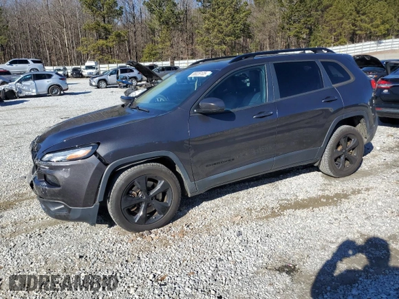 2017 Jeep Cherokee Limited with VIN 1C4PJLDB1HW511072, listed as a Copart auction lot 88026105 with 94,663 mi miles and Salvage Title. Bid and sale history available at carsss.com. Image 1.