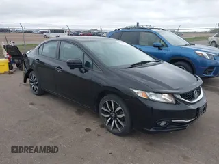2015 Honda Civic EX-L z VIN 19XFB2F93FE066953, wystawiony jako IAAI lot #42177521 z przebiegiem 141 486 mil mil oraz . Historia ofert i sprzedaży dostępna na DreamBid. Obrazek 1.