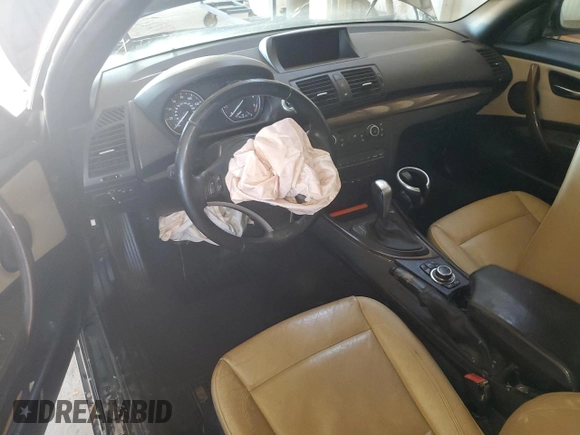 2011 BMW 1 Series 128i with VIN WBAUL7C53BVM81003, listed as a Copart auction lot 43986665 with Not provided miles and Salvage title. Bid and sale history available at DreamBid. Image 8.