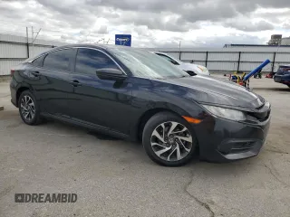 2017 Honda Civic Sedan LX with VIN 2HGFC2F55HH556765, listed as a Copart auction lot 47241065 with 104,038 mi miles and Salvage Title. Bid and sale history available at carsss.com. Image 4.
