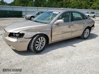 2007 Hyundai Azera SE with VIN KMHFC46F57A179561, listed as a Copart auction lot 65562574 with 161,939 mi miles and Salvage Title. Bid and sale history available at carsss.com. Image 1.
