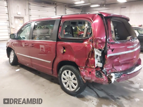 2014 Chrysler Town & Country Touring with VIN 2C4RC1BG4ER300541, listed as a IAAI auction lot 41709855 with 168,052 mi miles. Bid and sale history available at carsss.com. Image 3.