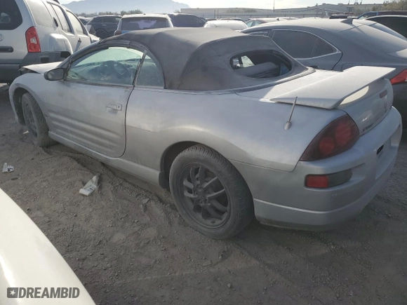 2001 Mitsubishi Eclipse GT with VIN 4A3AE85H41E137415, listed as a Copart auction lot 75770854 with 112,812 mi miles and Non Repairable. Bid and sale history available at carsss.com. Image 2.