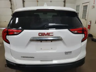 2018 GMC Terrain SLE with VIN 3GKALMEV7JL402338, listed as a Copart auction lot 77337854 with 144,904 mi miles and Salvage Title. Bid and sale history available at carsss.com. Image 6.