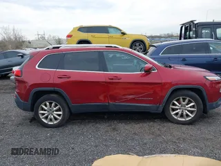 2015 Jeep Cherokee Limited with VIN 1C4PJMDS4FW544604, listed as a IAAI auction lot 41961706 with 1 mi miles. Bid and sale history available at carsss.com. Image 13.