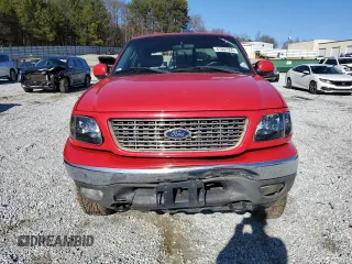 2002 Ford F-150 XLT with VIN 1FTRW08L92KD88745, listed as a Copart auction lot 41397555 with 211,116 mi miles and Salvage Title. Bid and sale history available at carsss.com. Image 5.