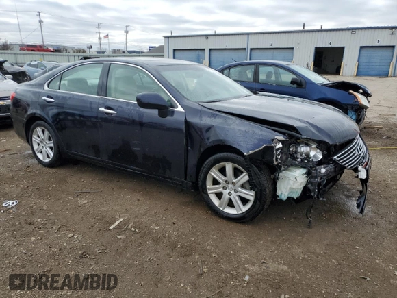 2007 Lexus ES 330 with VIN JTHBJ46G072122677, listed as a Copart auction lot 51178345 with 125,654 mi miles and Salvage Title. Bid and sale history available at DreamBid. Image 4.