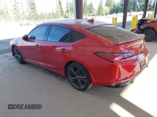 2023 Acura Integra w/A-Spec Package with VIN 19UDE4H3XPA017449, listed as a IAAI auction lot 42042050 with 37,062 mi miles and . Bid and sale history available at DreamBid. Image 3.