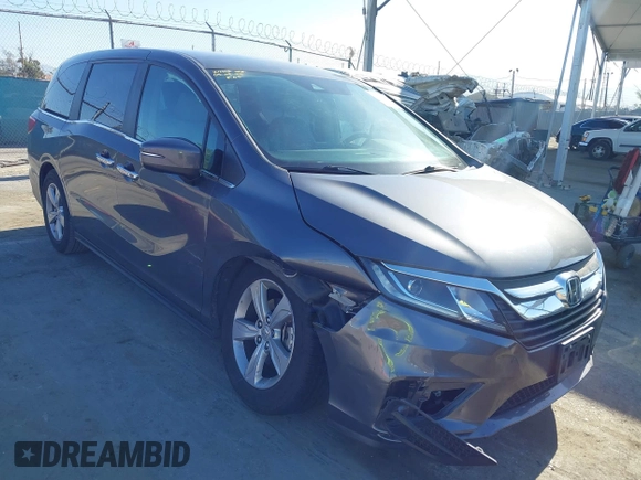 2018 Honda Odyssey EX with VIN 5FNRL6H53JB099188, listed as a IAAI auction lot 42239774 with 90,469 mi miles and . Bid and sale history available at DreamBid. Image 1.