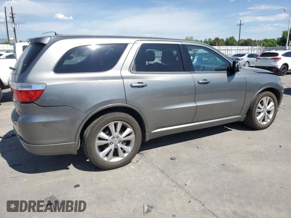 2011 Dodge Durango R/T with VIN 1D4SD6GT0BC682060, listed as a Copart auction lot 60340915 with 118,496 mi miles and Salvage title. Bid and sale history available at DreamBid. Image 3.
