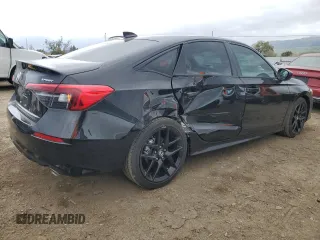 2024 Honda Civic Sedan Sport with VIN 2HGFE2F5XRH569829, listed as a Copart auction lot 48953925 with 3,468 mi miles and Salvage Title. Bid and sale history available at carsss.com. Image 3.