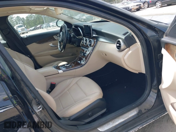 2017 Mercedes-Benz C 300 with VIN 55SWF4JB1HU190340, listed as a IAAI auction lot 41955855 with 158,810 mi miles and . Bid and sale history available at DreamBid. Image 5.