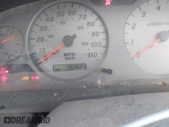 2001 Nissan Frontier 4WD SVE SuperCharger with VIN 1N6MD26Y11C368926, listed as a IAAI auction lot 41054779 with 182,621 mi miles. Bid and sale history available at carsss.com. Image 7.