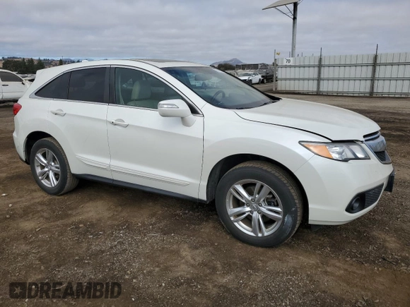2014 Acura RDX with VIN 5J8TB3H37EL012760, listed as a Copart auction lot 72548184 with 108,623 mi miles and Salvage Title. Bid and sale history available at carsss.com. Image 4.