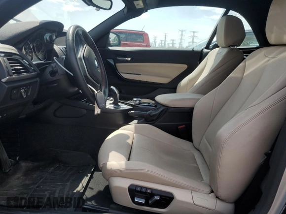 2016 BMW 2 Series 228i xDrive with VIN WBA1L9C54GV324778, listed as a Copart auction lot 53806835 with 51,743 mi miles and Salvage title. Bid and sale history available at DreamBid. Image 7.