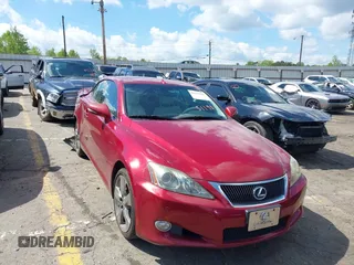 2010 Lexus IS 250 C z VIN JTHFF2C29A2511907, wystawiony jako IAAI lot #41995448 z przebiegiem 206 000 mil mil oraz . Historia ofert i sprzedaży dostępna na DreamBid. Obrazek 1.