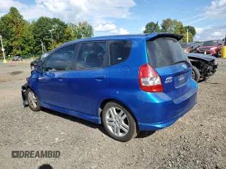 2008 Honda Fit Sport with VIN JHMGD38648S048984, listed as a Copart auction lot 73504714 with 138,657 mi miles and Salvage Title. Bid and sale history available at carsss.com. Image 2.