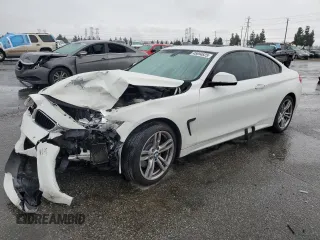 2014 BMW 4 Series 428i with VIN WBA3N7C58EK220087, listed as a Copart auction lot 45094625 with Not Provided miles and Salvage Title. Bid and sale history available at carsss.com. Image 1.
