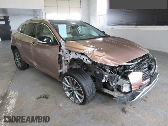 2017 Infiniti QX30 Luxury z VIN SJKCH5CR6HA023217, wystawiony jako Copart lot #78500384 z przebiegiem 62 281 mil mil oraz Czysty tytuł • Clean title. Historia ofert i sprzedaży dostępna na DreamBid. Obrazek 1.