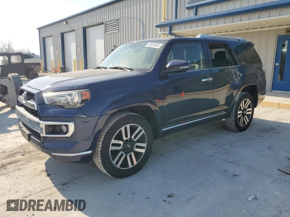 2016 Toyota 4Runner Limited with VIN JTEBU5JRXG5310818, listed as a Copart auction lot 48589535 with 118,806 mi miles and Salvage Title. Bid and sale history available at DreamBid. Image 1.