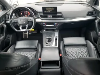 2018 Audi SQ5 Premium Plus with VIN WA1A4AFYXJ2025600, listed as a Copart auction lot 59734915 with 70,628 mi miles and Salvage title. Bid and sale history available at DreamBid. Image 8.