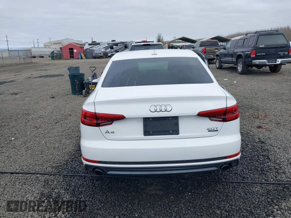 2017 Audi A4 Season of Audi Premium with VIN WAUDNAF48HN039739, listed as a IAAI auction lot 41744481 with 48,610 mi miles. Bid and sale history available at carsss.com. Image 16.