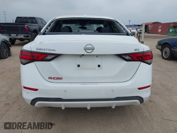 2024 Nissan Sentra SV with VIN 3N1AB8CV6RY279447, listed as a IAAI auction lot 42306959 with 21,720 mi miles and . Bid and sale history available at DreamBid. Image 16.